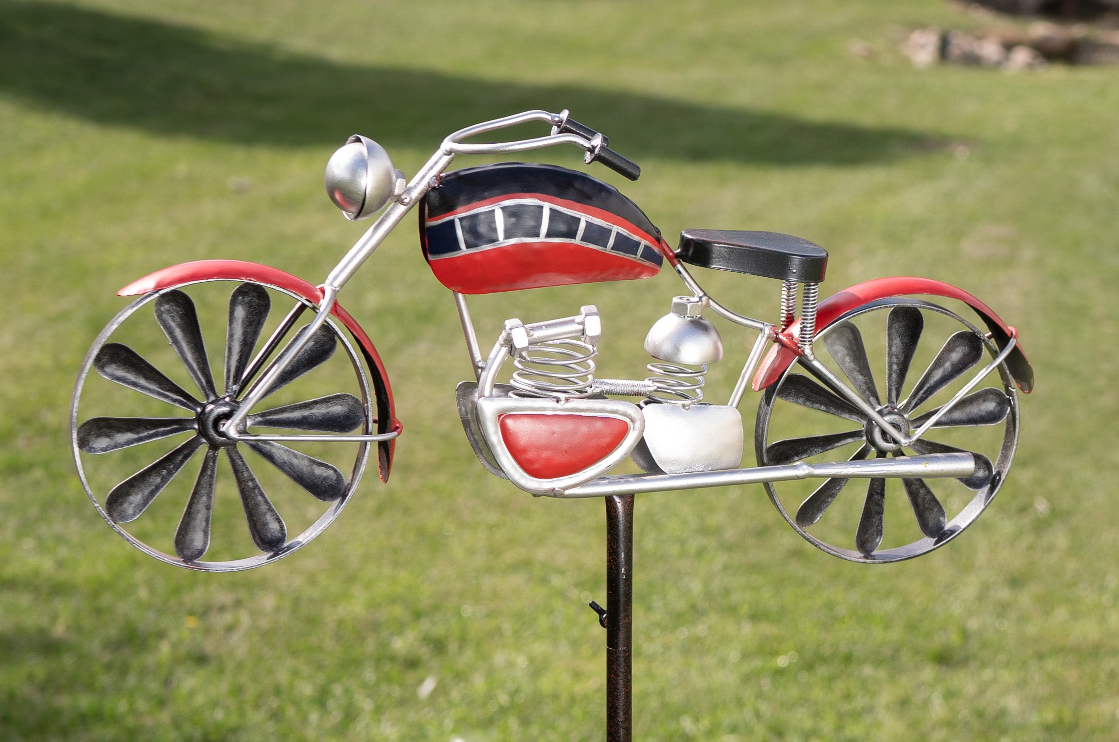 Motorcycle Spinner, Red
