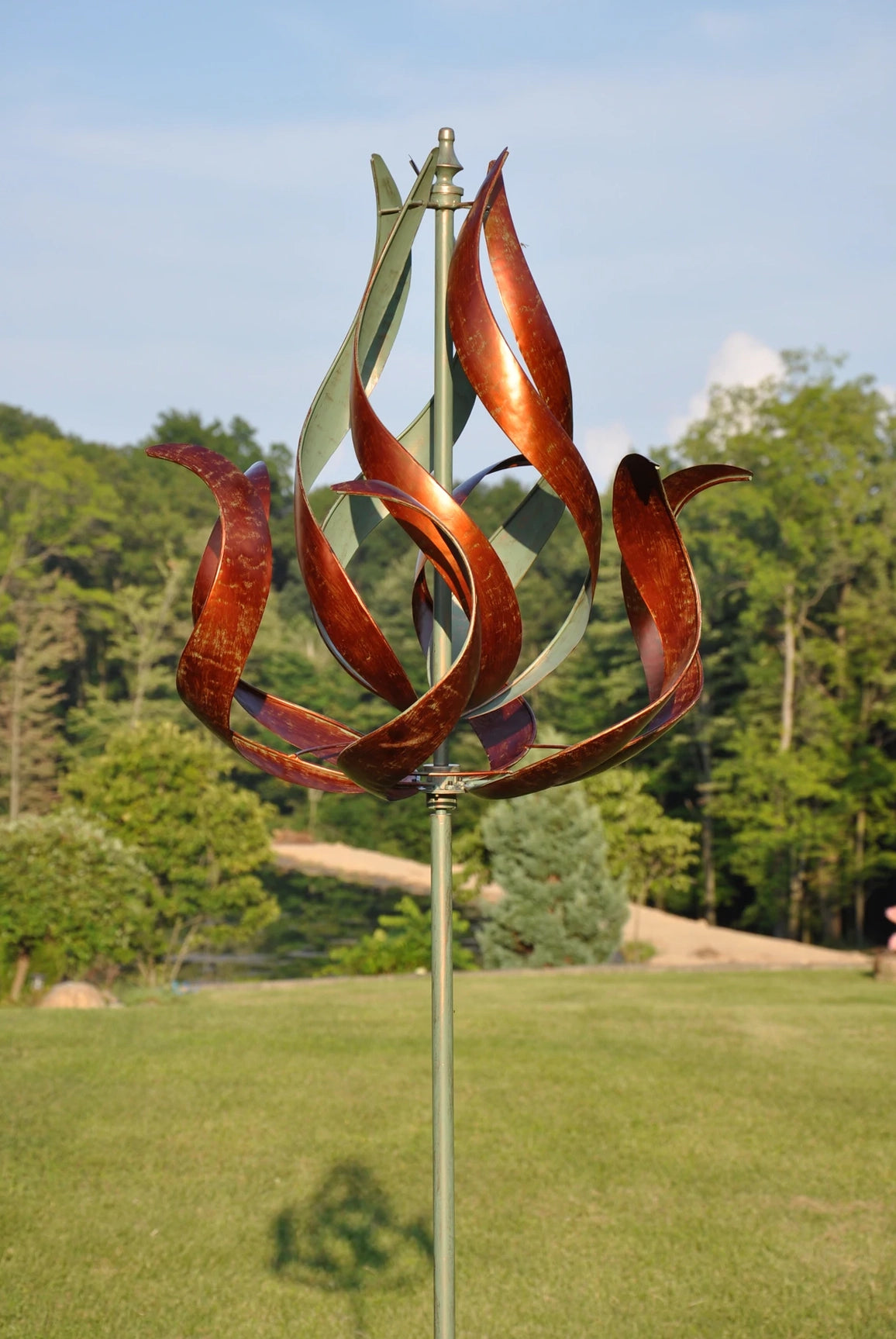 Copper/Verde Flame Spinner