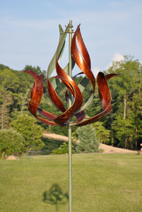 Copper/Verde Flame Spinner