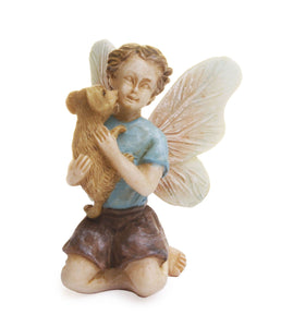 Fairy Boy with Puppy [3"H]