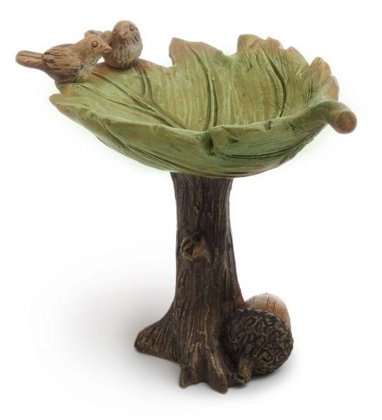 Leaf Bird Bath [3"h]