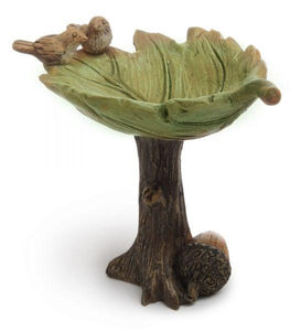 Leaf Bird Bath [3"h]
