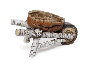 Walnut Wheelbarrow