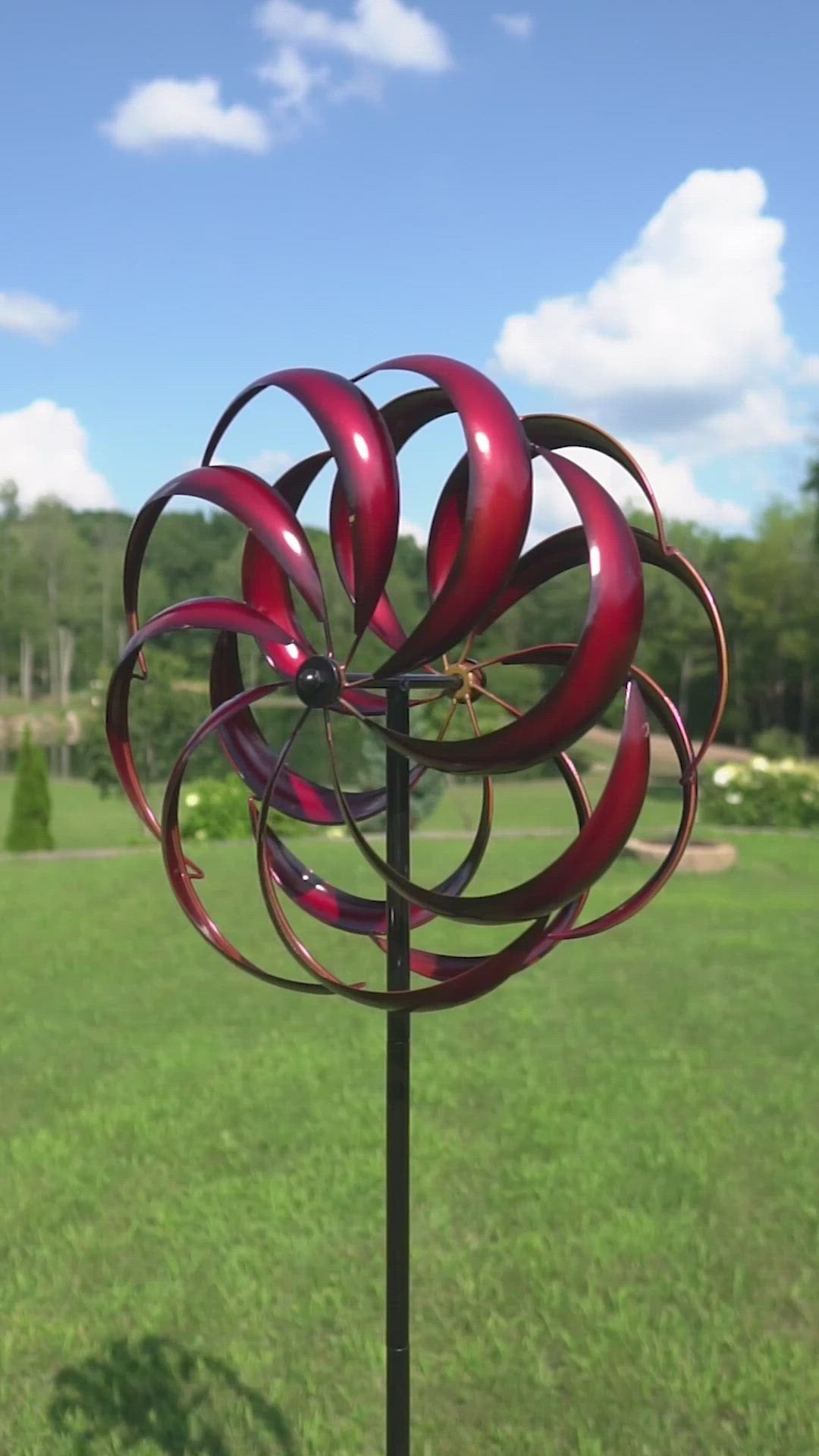 Red Windward - Kinetic Windspinner